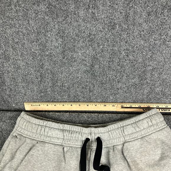 Nike Athletic Shorts Mens Size XL Gray Drawstring Mesh Trim Sporty Casual Gym - Picture 5 of 10